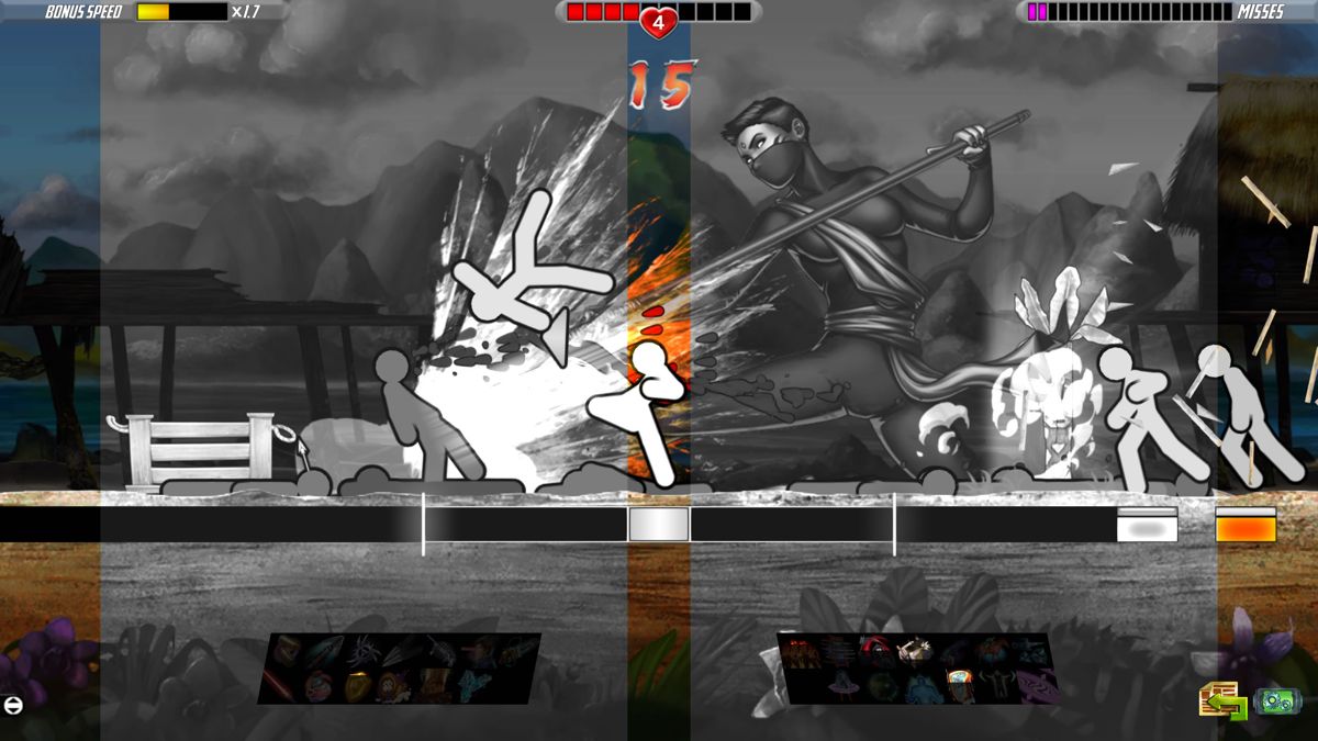 One Finger Death Punch 2 screenshot 4 for Playstation 4